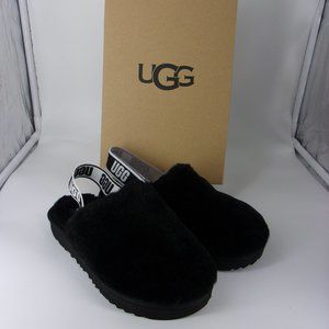 Women's New in original box black UGG K Fluff yeah clogs, size EU 33.5